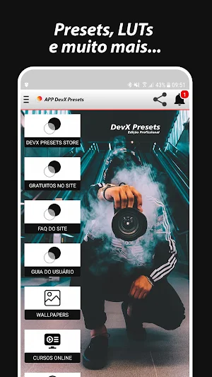 DevX Presets - Foto e Vídeo Screenshot 0