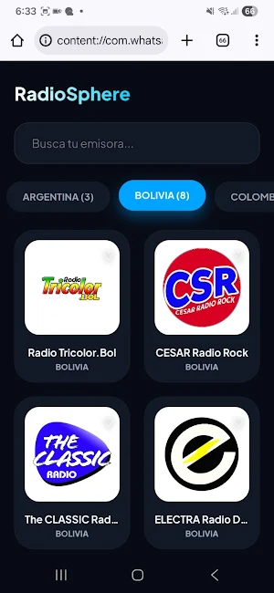 RadioSphere Screenshot 0