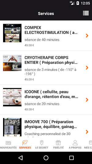 LE SECRET Studio Powerplate Screenshot 1