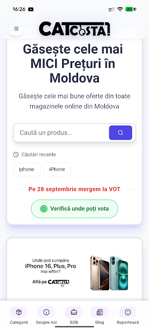 CâtCostă.md - Compară Prețuri Screenshot 0