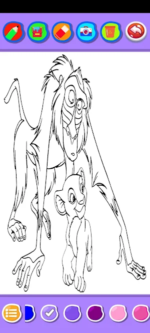 Lion King Simba Coloring Screenshot 2