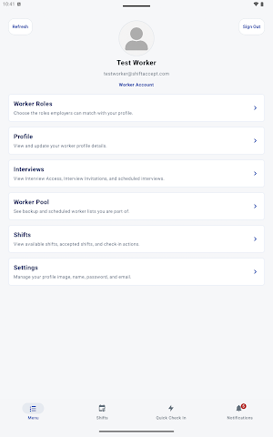 ShiftAccept Screenshot 2