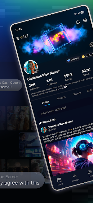 ACET - SocialFi Network Screenshot 1