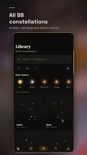 Star map Screenshot 2