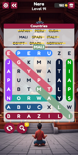 World Tours - Word Search Screenshot 3