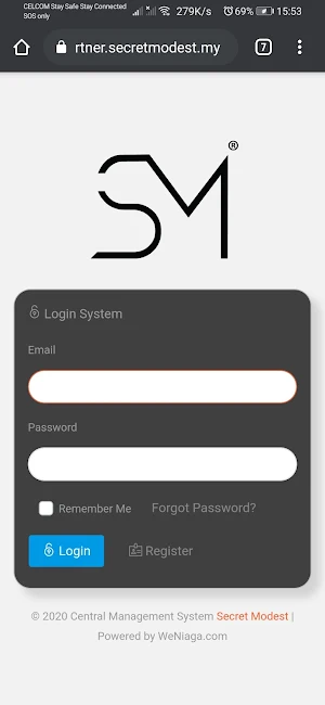 Secret Modest System Screenshot 0