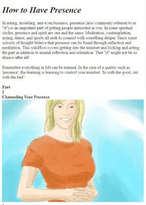 How to Have Presence Screenshot 0