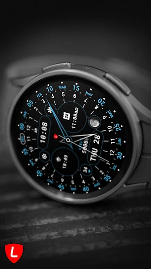 24 Hour Watch Face 082 Screenshot 2