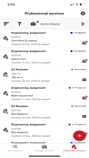 Firestop Selector Screenshot 1