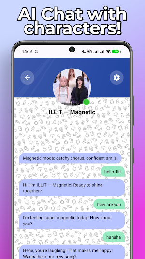 ILLIT Fake Video Call Chat Screenshot 2