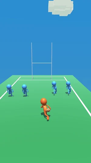 Rugby Runner Game :simple game Screenshot 2