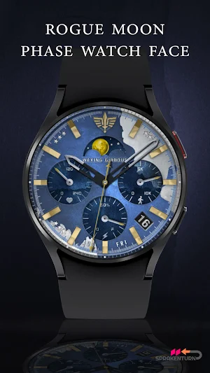 Rogue Moon Phase Watch Face Screenshot 1