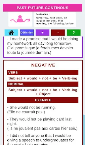 16 Tenses Anglais COMPLETS Screenshot 3