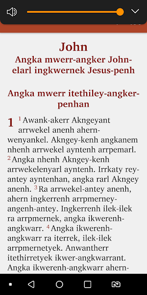 Alyawarr Bible - Angka Mwerr-a Screenshot 0