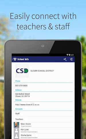 Clover School District Screenshot 1