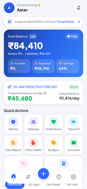 Offline Expense Tracker & EMI Screenshot 0