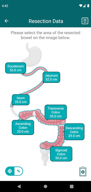 Residual Bowel App Screenshot 2