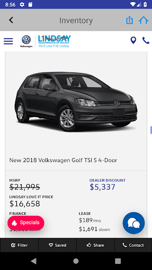Lindsay Volkswagen of Dulles Screenshot 3