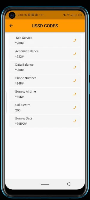 Nigeria Network - USSD  Codes Screenshot 0