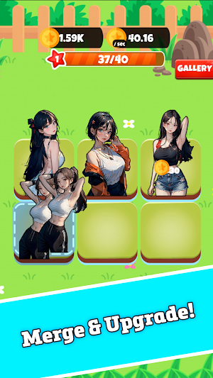 Merge Girls : Idle Evolution Screenshot 0