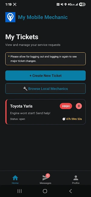 My Mobile Mechanic Screenshot 1
