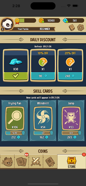 Panda Arena : Match 3 Battle Screenshot 1