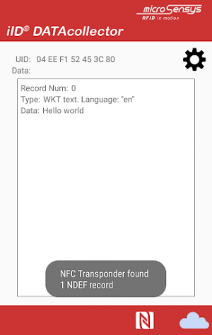 iID® DATAcollector Screenshot 1