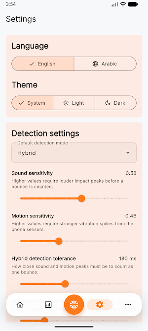 BounceSense Screenshot 2