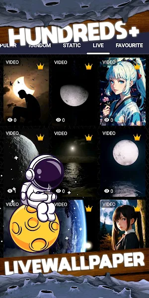 moon wallpaper Screenshot 2
