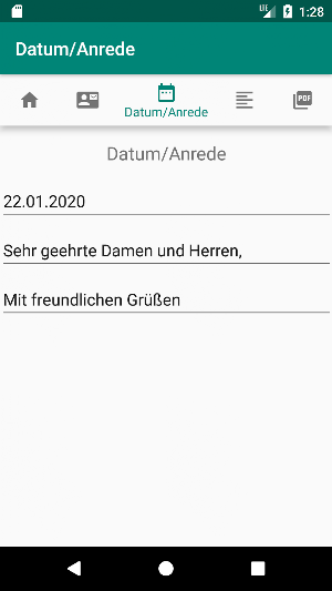 Briefe schreiben PDF Format Screenshot 2