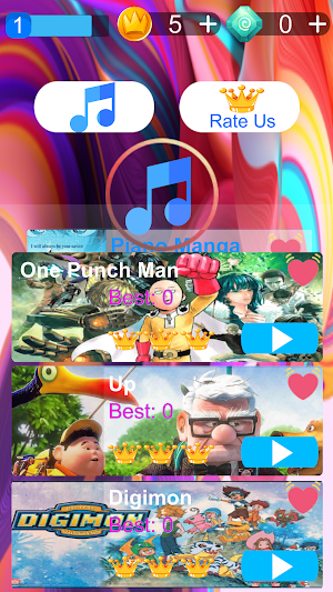 Piano Manga Tiles: Music 2022 Screenshot 0