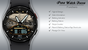 Retro Hybrid Watch Face Screenshot 3