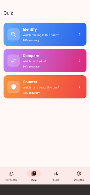 Seotda - Hwatu Hand Rank Quiz Screenshot 2