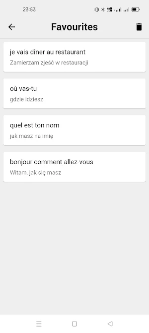 French To Polish Translator Screenshot 3