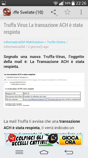 Anti Truffa Online Screenshot 2