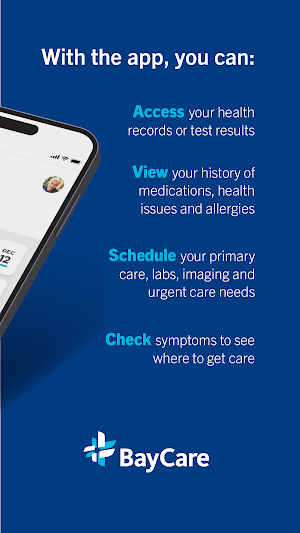 BayCare App Screenshot 2