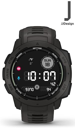 JJ-Digital020 Watch Face Screenshot 2