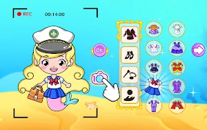 Mermaid Princess Town Design Screenshot 0