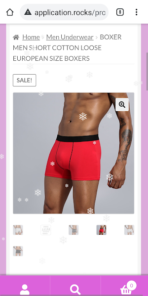 Men Underwear Store Screenshot 2