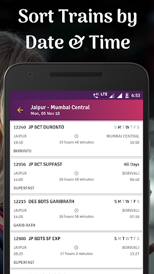Train PNR Status, Rail Running Status, Train Info Screenshot 3