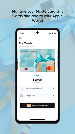Mastercard Gift Card Screenshot 1