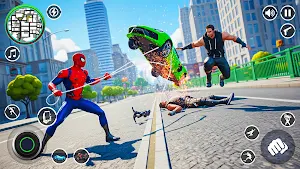 Spider Rope Hero Rescue City Screenshot 1
