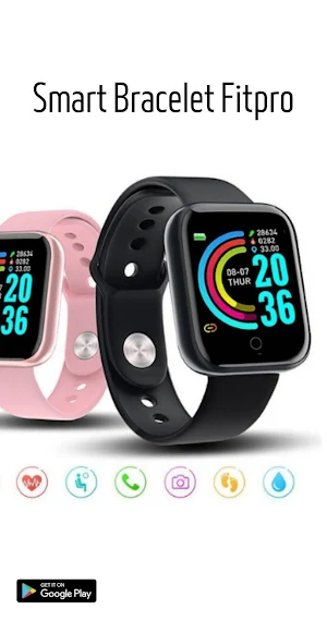 Smart Bracelet Fitpro App Hint Screenshot 0