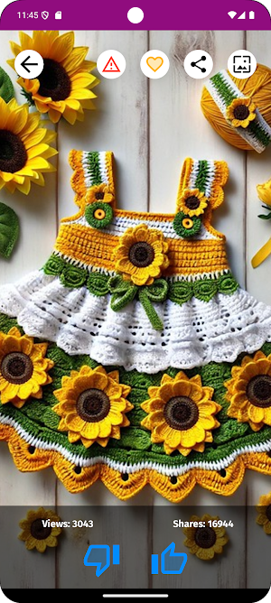 Crochet Pattern Wallpapers Screenshot 2