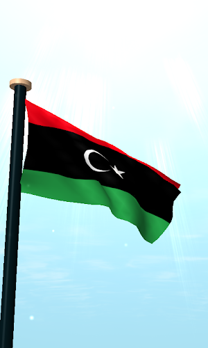 Libya Flag 3D Live Wallpaper Screenshot 1