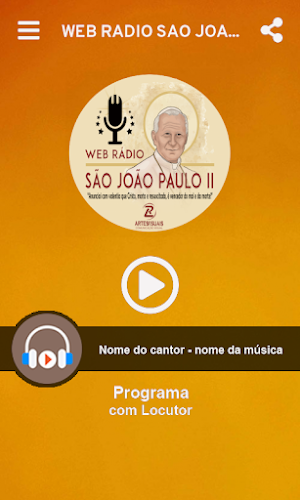 WEB RÁDIO SÃO JOÃO PAULO II Screenshot 1