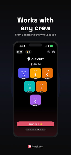 Say Less: Lock it in Screenshot 1