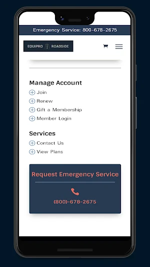 EquiPro Roadside Screenshot 0