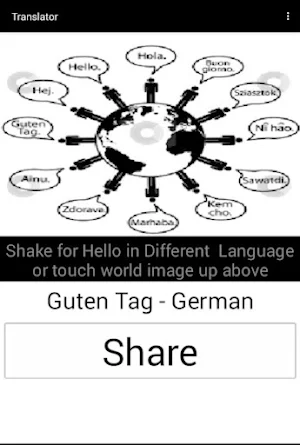 Greetings in MultipleLanguages Screenshot 0