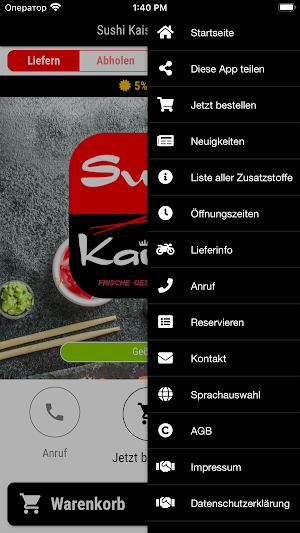 Sushi Kaiser Bremen Screenshot 2